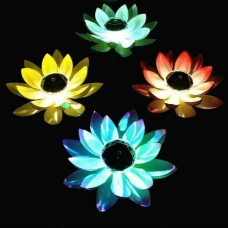 Solar Floating Lotus Flower Light(One piece set)