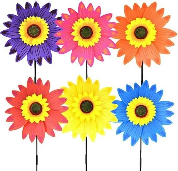 Sunflower Lawn Pinwheels