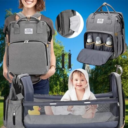 🔥 Diaper Bag Backpack with Changing Station😍