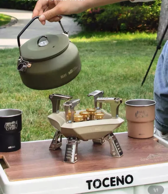 🔥✨Multifunctional portable camping tableware set