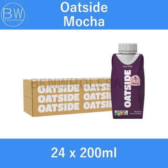 24 x 200ml，☕Oatside Oat Milk Pocket Packs (Barista / Chocolate / Coffee Latte / Caramel Machiatto / Mocha)，🛒Clearance Price RM 8.85👇