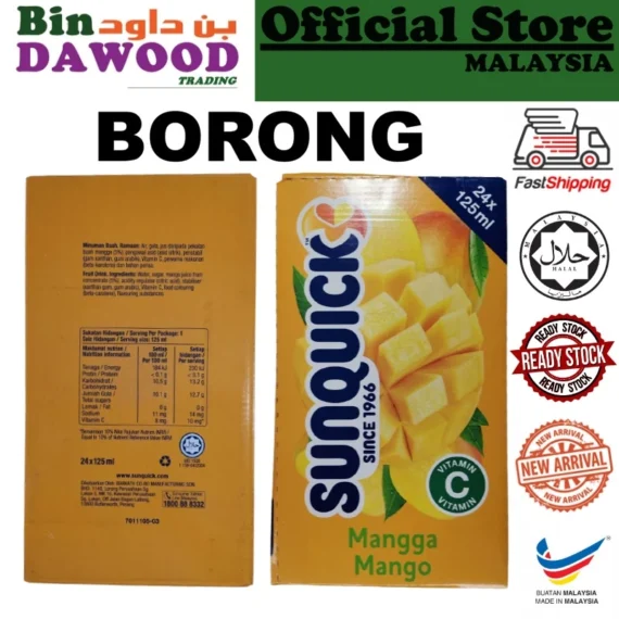 24 x 125ml, 🧃BORONG Sunquick Sedia Minum Minuman Berkotak🧃 Aneka Minuman Buah-buahan halal RTD MURAH, 🛒Harga Clearance RM 6.18👇