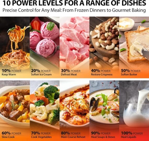 TOSHIBA ML-EM45PIT(BS) Countertop Microwave Oven with Inverter Technology. Kitchen Essentials. Smart Sensor. Auto Defrost. 1.6 Cu.ft. 13.6 Removable Turntable. 33lb.&1250W. Black Stainless Steel