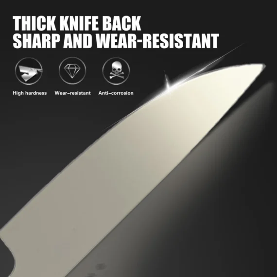 SMEG Knife Set Stainless Steel Kitchen Knife Multipurpose Knife Vegetable Knife European-Style Stainless Steel Fruit Knife Sharp Knife